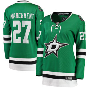 Women's Dallas Stars Mason Marchment Fanatics Branded Kelly Green Home Breakaway Player Jersey