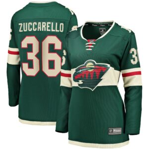 Women's Minnesota Wild Mats Zuccarello Fanatics Branded Green Breakaway Player Jersey