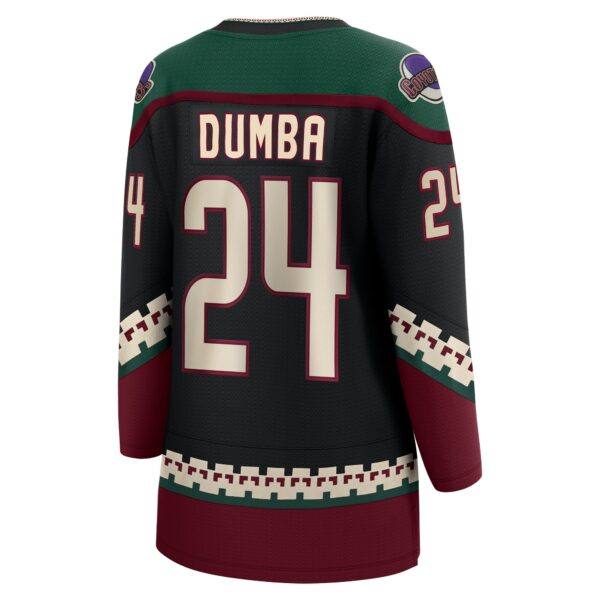 Women’s Arizona Coyotes Matt Dumba Fanatics Branded Black Home Breakaway Player Jersey