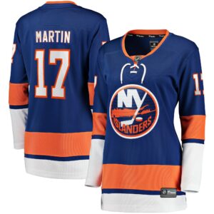 Women's New York Islanders Matt Martin Fanatics Branded Royal Home Team Breakaway Player Jersey