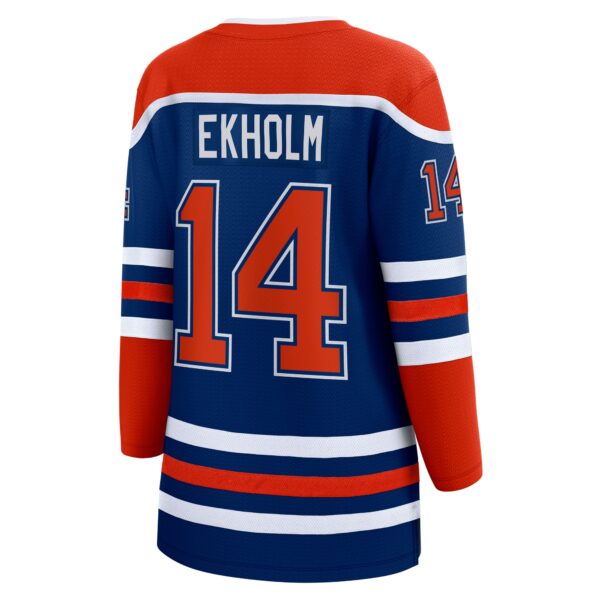 Women’s Edmonton Oilers Mattias Ekholm Fanatics Branded Royal Home Breakaway Jersey