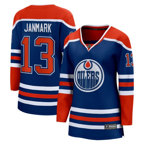 Women’s Edmonton Oilers Mattias Janmark Fanatics Branded Royal Home Breakaway Player Jersey