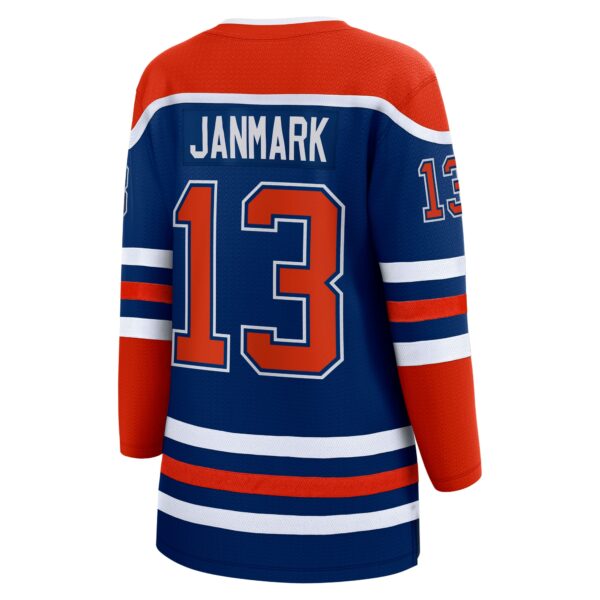 Women’s Edmonton Oilers Mattias Janmark Fanatics Branded Royal Home Breakaway Player Jersey