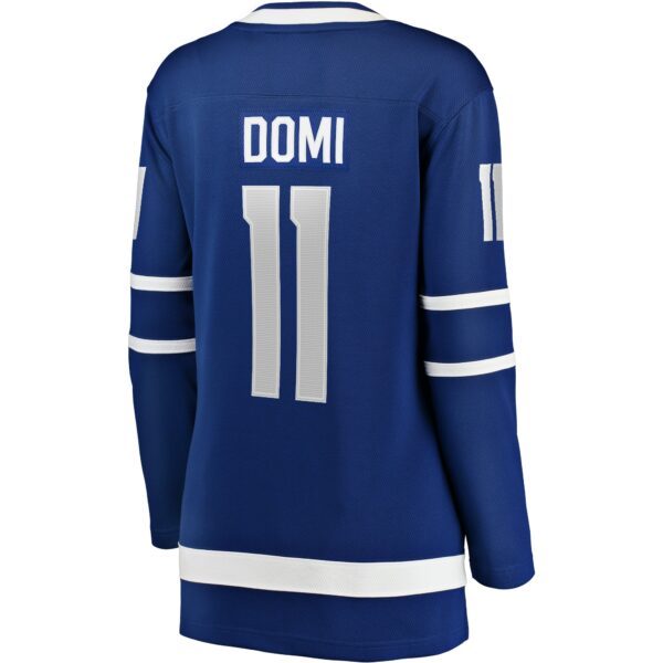 Women’s Toronto Maple Leafs Max Domi Fanatics Branded Blue Home Breakaway Player Jersey