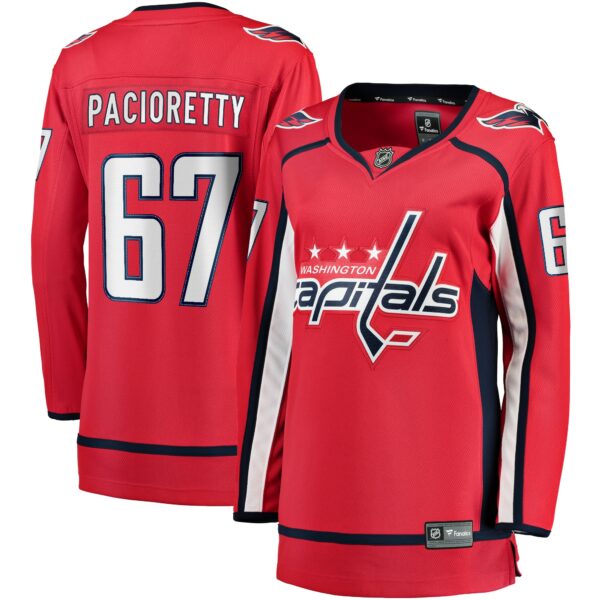 Women’s Washington Capitals Max Pacioretty Fanatics Branded Red Home Breakaway Player Jersey