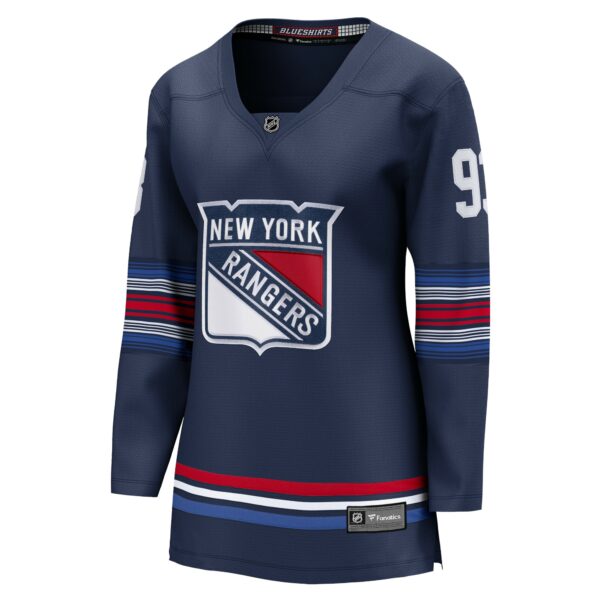 Women’s New York Rangers Mika Zibanejad Fanatics Branded Navy Alternate Premier Breakaway Player Jersey