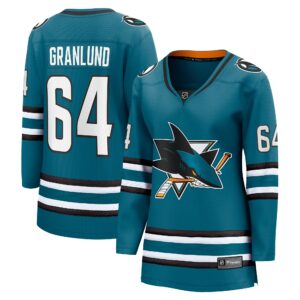 Women's San Jose Sharks Mikael Granlund Fanatics Branded Teal Home Breakaway Player Jersey