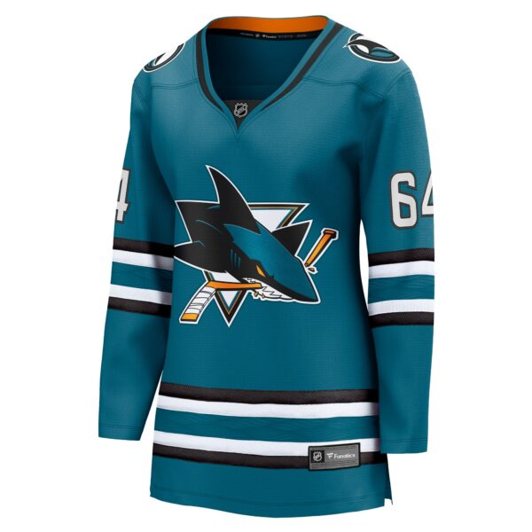 Women’s San Jose Sharks Mikael Granlund Fanatics Branded Teal Home Breakaway Player Jersey