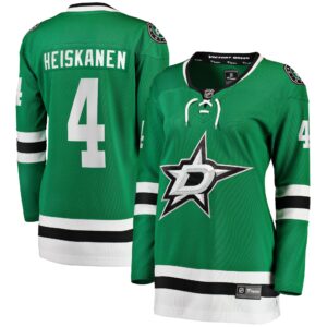 Women's Dallas Stars Miro Heiskanen Fanatics Branded Kelly Green Home Breakaway Player Jersey