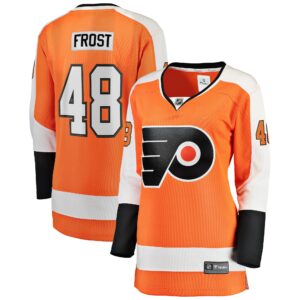 Women's Philadelphia Flyers Morgan Frost Fanatics Branded Orange Breakaway Player Jersey