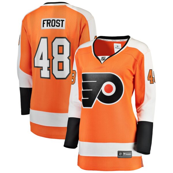 Women’s Philadelphia Flyers Morgan Frost Fanatics Branded Orange Breakaway Player Jersey