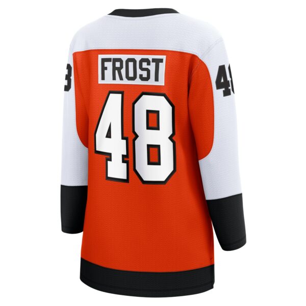 Women’s Philadelphia Flyers Morgan Frost Fanatics Branded Orange Home Breakaway Player Jersey