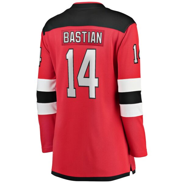 Women’s New Jersey Devils Nathan Bastian Fanatics Branded Red Home Team Breakaway Player Jersey