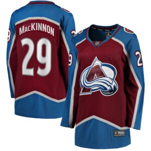 Women's Colorado Avalanche Nathan MacKinnon Fanatics Branded Maroon Home Breakaway Player Jersey