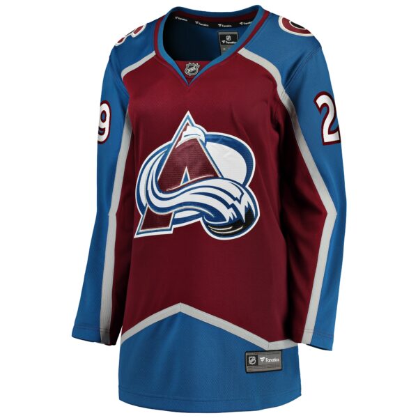 Women’s Colorado Avalanche Nathan MacKinnon Fanatics Branded Maroon Home Breakaway Player Jersey