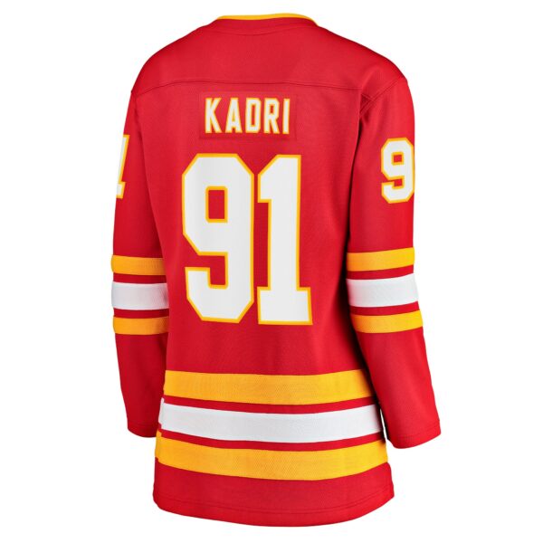 Women’s Calgary Flames Nazem Kadri Fanatics Branded Red Home Breakaway Player Jersey