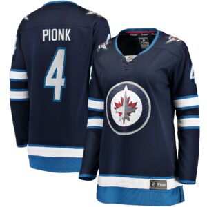 Women's Winnipeg Jets Neal Pionk Fanatics Branded Navy Home Breakaway Player Jersey