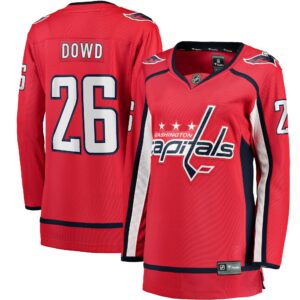 Women's Washington Capitals Nic Dowd Fanatics Branded Red Home Breakaway Player Jersey