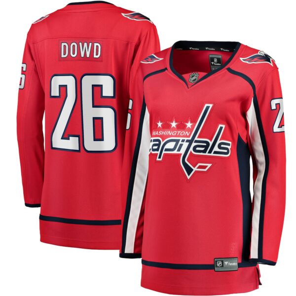 Women’s Washington Capitals Nic Dowd Fanatics Branded Red Home Breakaway Player Jersey