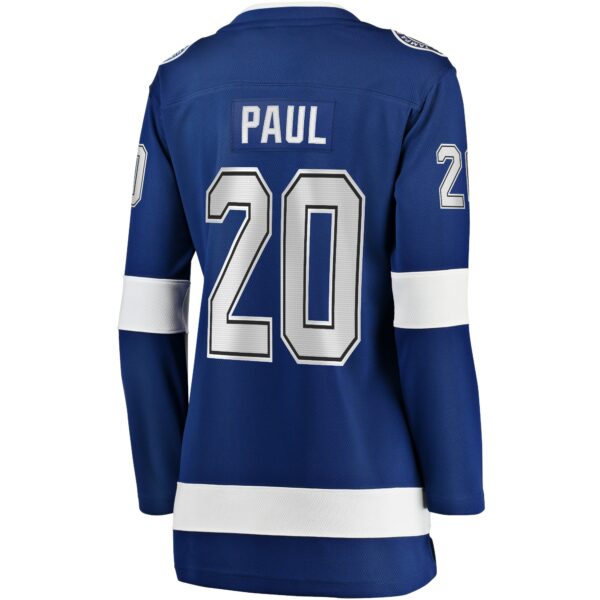 Women’s Tampa Bay Lightning Nicholas Paul Fanatics Branded Blue Home Breakaway Player Jersey