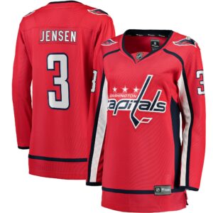 Women's Washington Capitals Nick Jensen Fanatics Branded Red Home Breakaway Player Jersey