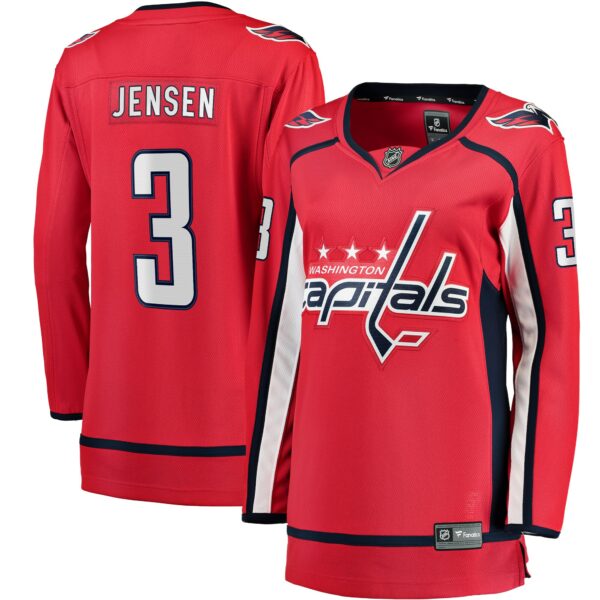 Women’s Washington Capitals Nick Jensen Fanatics Branded Red Home Breakaway Player Jersey