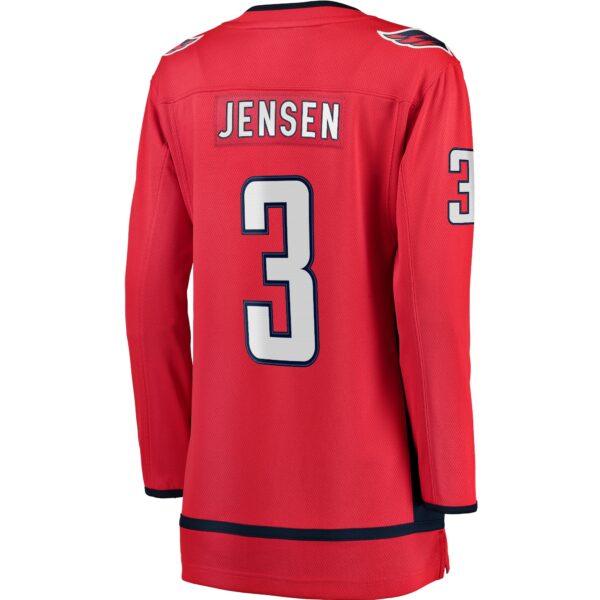 Women’s Washington Capitals Nick Jensen Fanatics Branded Red Home Breakaway Player Jersey