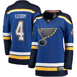 Women's St. Louis Blues Nick Leddy Fanatics Branded Blue Home Breakaway Player Jersey