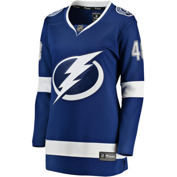 Women’s Tampa Bay Lightning Nick Perbix Fanatics Branded Blue Home Breakaway Player Jersey