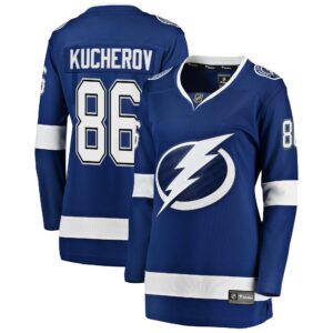 Women's Tampa Bay Lightning Nikita Kucherov Fanatics Branded Blue Home Breakaway Player Jersey