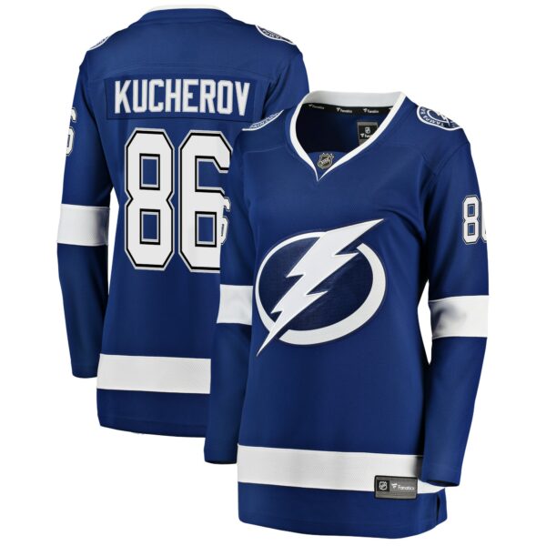 Women’s Tampa Bay Lightning Nikita Kucherov Fanatics Branded Blue Premier Breakaway Player Jersey