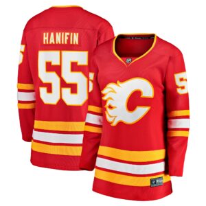 Women's Calgary Flames Noah Hanifin Fanatics Branded Red Home Breakaway Jersey