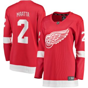 Women's Detroit Red Wings Olli Maatta Fanatics Branded Red Home Breakaway Player Jersey