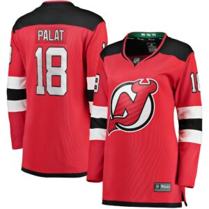 Women's New Jersey Devils Ondrej Palat Fanatics Branded Red Home Breakaway Player Jersey