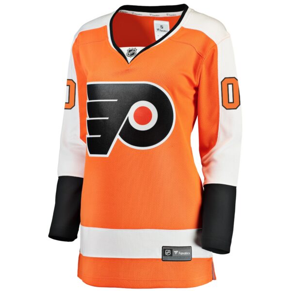 Women’s Philadelphia Flyers Fanatics Branded Orange Home Breakaway Custom Jersey