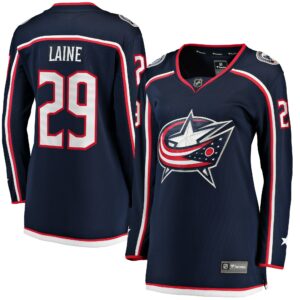 Women's Columbus Blue Jackets Patrik Laine Fanatics Branded Navy Home Breakaway Jersey