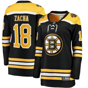 Women's Boston Bruins Pavel Zacha Fanatics Branded Black Home Breakaway Player Jersey