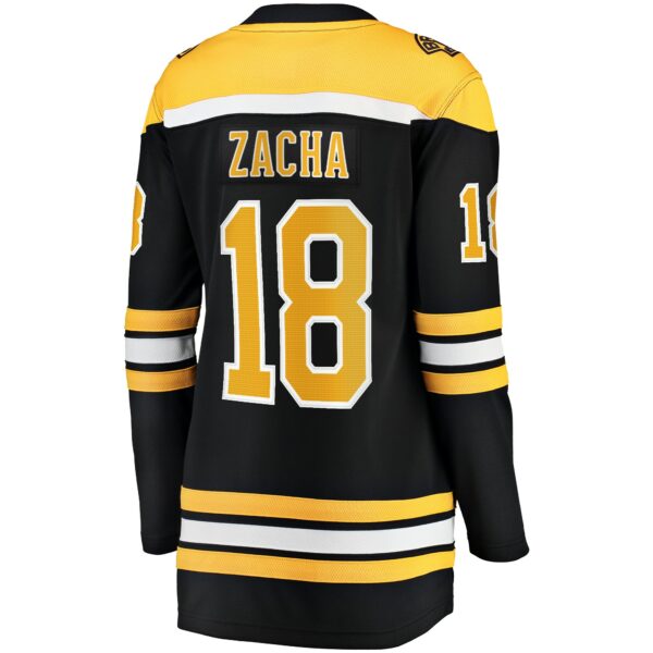 Women’s Boston Bruins Pavel Zacha Fanatics Branded Black Home Breakaway Player Jersey