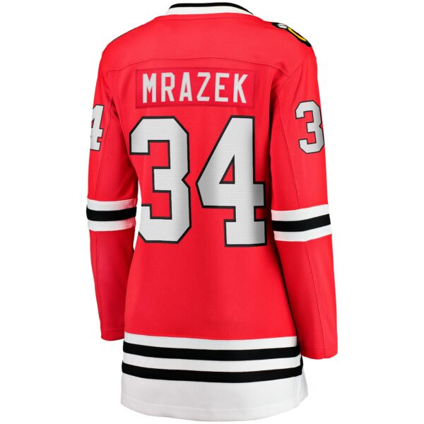 Women’s Chicago Blackhawks Petr Mrazek Fanatics Branded Red Home Breakaway Player Jersey