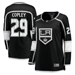 Women's Los Angeles Kings Pheonix Copley Fanatics Branded Black Home Breakaway Player Jersey