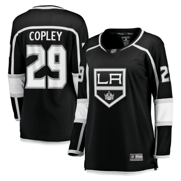 Women’s Los Angeles Kings Pheonix Copley Fanatics Branded Black Home Breakaway Player Jersey