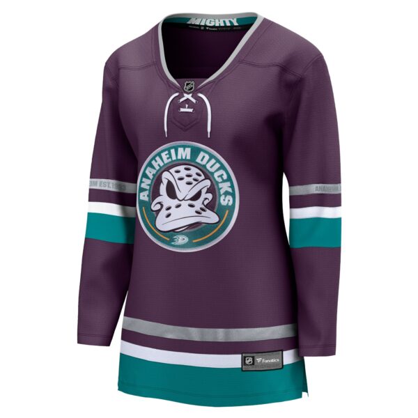 Women’s Anaheim Ducks Fanatics Branded Purple 30th Anniversary Premier Breakaway Jersey