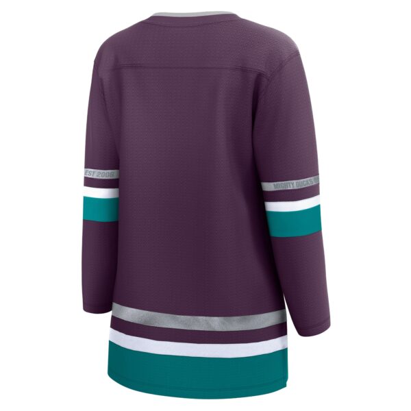 Women’s Anaheim Ducks Fanatics Branded Purple 30th Anniversary Premier Breakaway Jersey