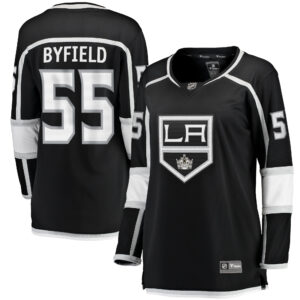 Women's Los Angeles Kings Quinton Byfield Fanatics Branded Black Home Team Breakaway Player Jersey