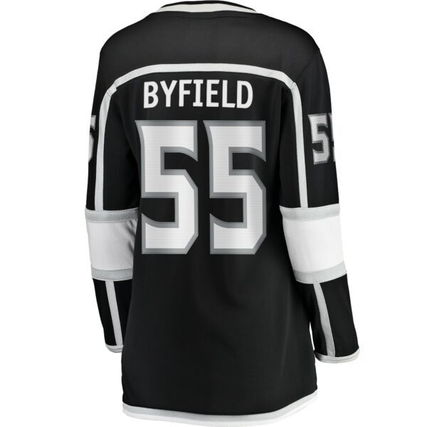 Women’s Los Angeles Kings Quinton Byfield Fanatics Branded Black Home Team Breakaway Player Jersey