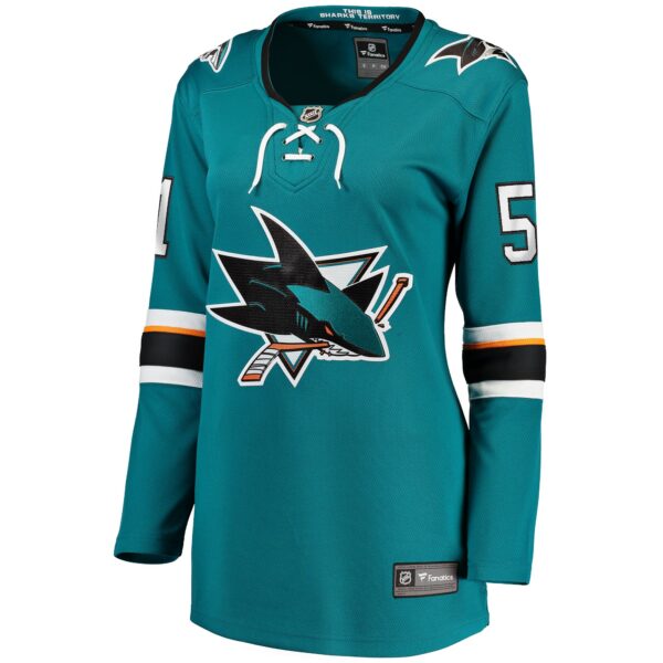 Women’s San Jose Sharks Radim Simek Fanatics Branded Teal Home Breakaway Player Jersey