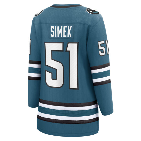 Women’s San Jose Sharks Radim Simek Fanatics Branded Teal Home Team Breakaway Player Jersey