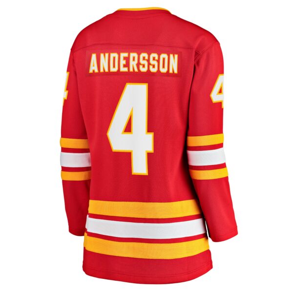 Women’s Calgary Flames Rasmus Andersson Fanatics Branded Red Home Team Breakaway Player Jersey