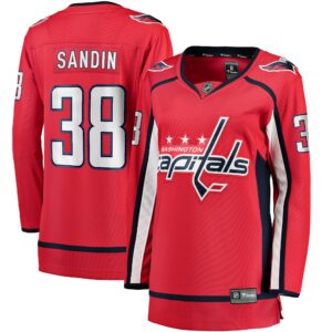 Women's Washington Capitals Rasmus Sandin Fanatics Branded Red Home Breakaway Jersey