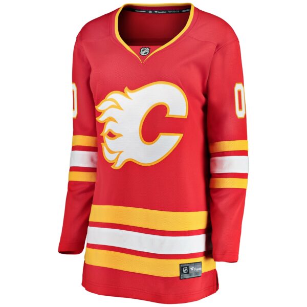 Women’s Calgary Flames Fanatics Branded Red Home Breakaway Custom Jersey